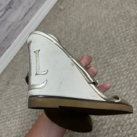 Lauren Ralph Lauren Silver Sandals - Picture 5 of 9